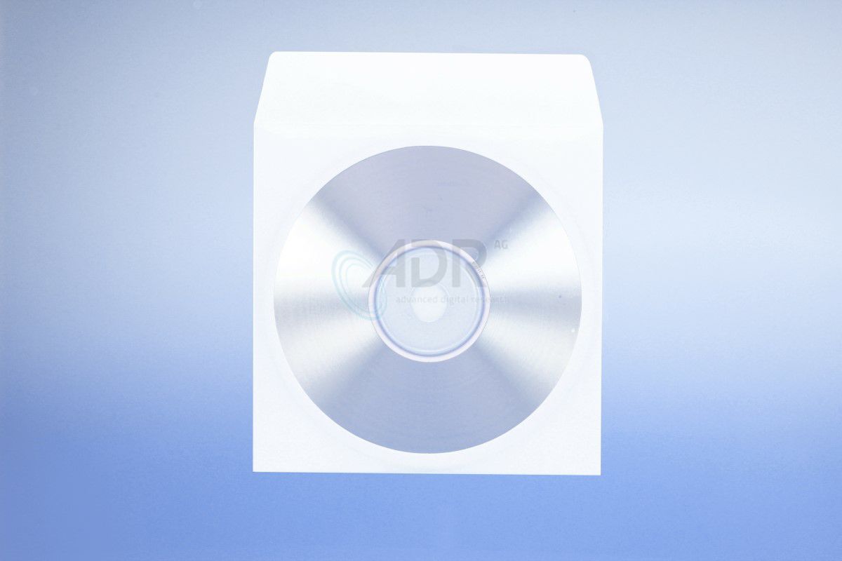 Obraz Torba papierowa na CD DVD  z przezroczystym okienkiem i naklejką z tyłu