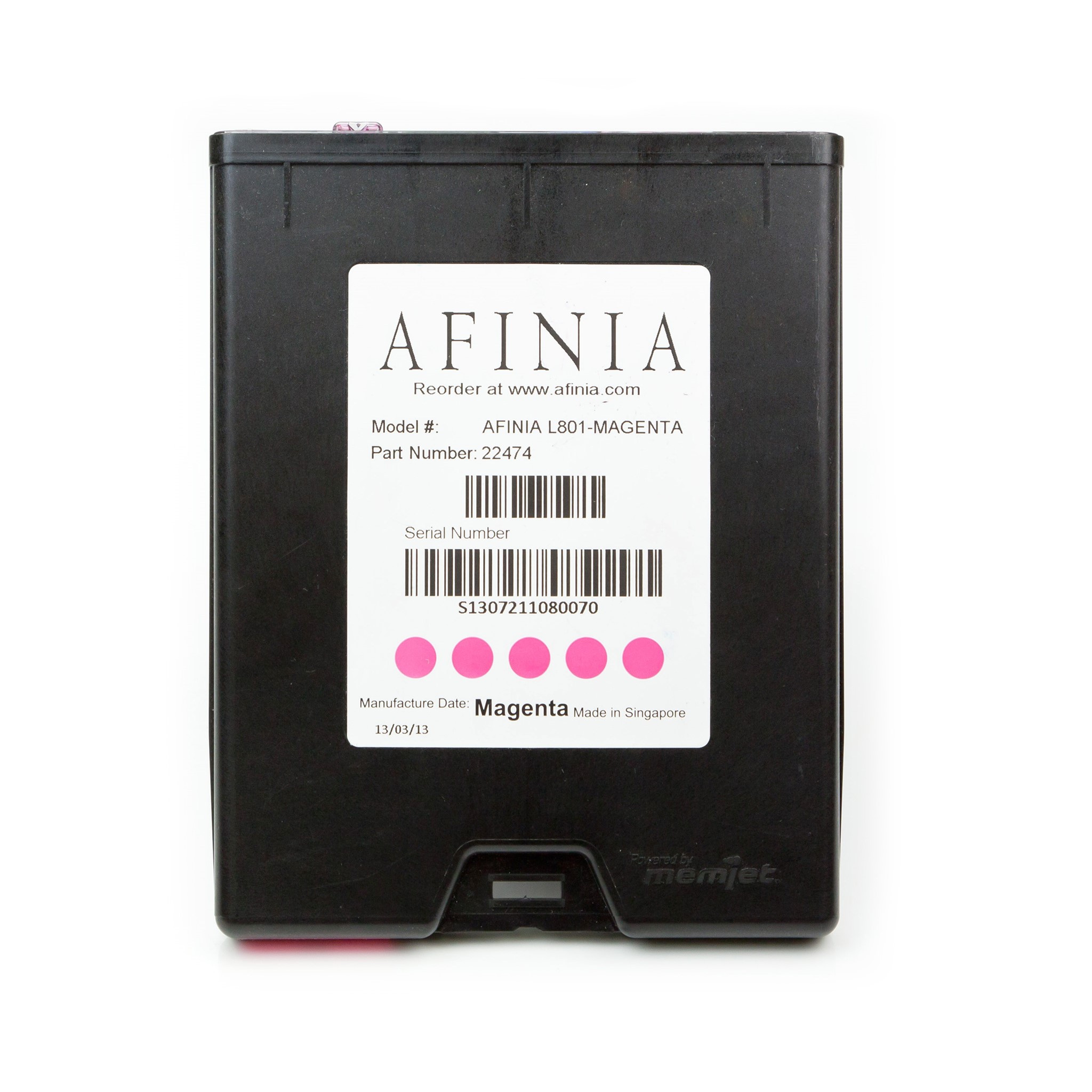 Obrázek Inkoustová kazeta Afinia L801 purpurové barvy