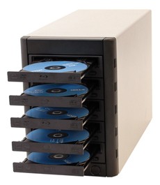 รูปภาพของ Microboards Multiwriter BD Tower, 5 disc drives

