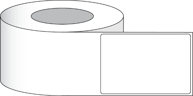 Afbeelding van Papier Hoogglans Label 4 x 6" (10,16 x 15,24 cm) 425 labels per rol 3"kern