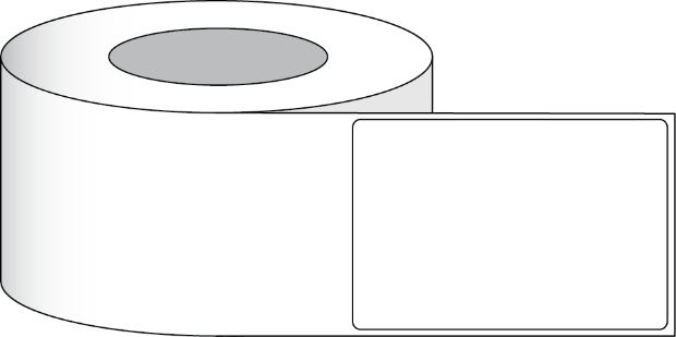 ポリホワイトグロスラベル 4" x 6" (102 x 152 mm) 1ロール400ラベル 3 "コアの画像