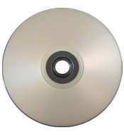 Kuva DVD-aihiot tulostettava mustesuihkuhopea, 4,7 GB, 16x.
