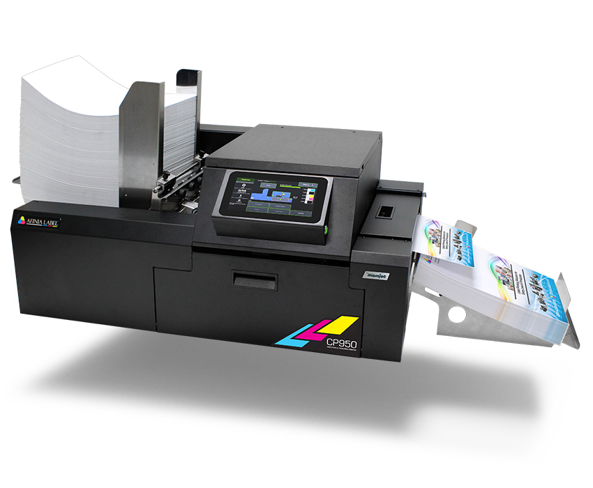 Imagine de Afinia CP-950 Imprimantă de plicuri și ambalaje Afinia CP-950 cu tehnologie Memjet Sirius
