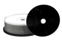 Üres CD, tintasugaras nyomtatható, fehér 80 perc/700MB, 52x képe