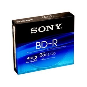 Kuva Sony Blu-ray Disc BD-R 25GB (1-6x) Slim Case 5-pakkauksessa 5 Pack
