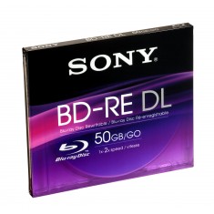 Kuva Sony BD-RE 50GB kaksikerroksinen Blu-ray-levy [2x] jalokivikotelo
